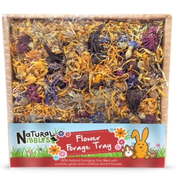 Natural Nibbles Flower Forage Tray 70g