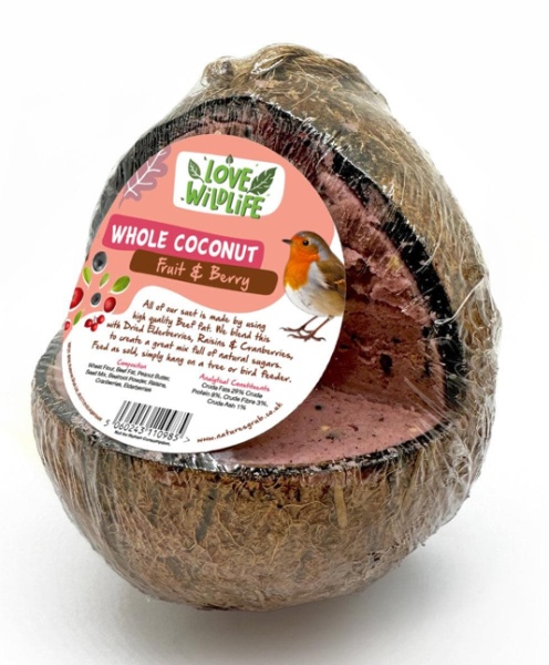 Love Wildlife Fruit & Berry Whole Coconut