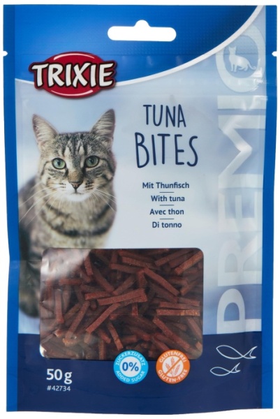 Trixie Cat Treat Snack: Premio Tuna Bites with Chicken, 50g